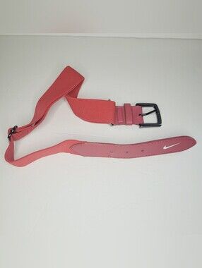 Nike Baseball Belt 2.0 Youth 20"-34" Hyper Punch White Softball Team Adjustable